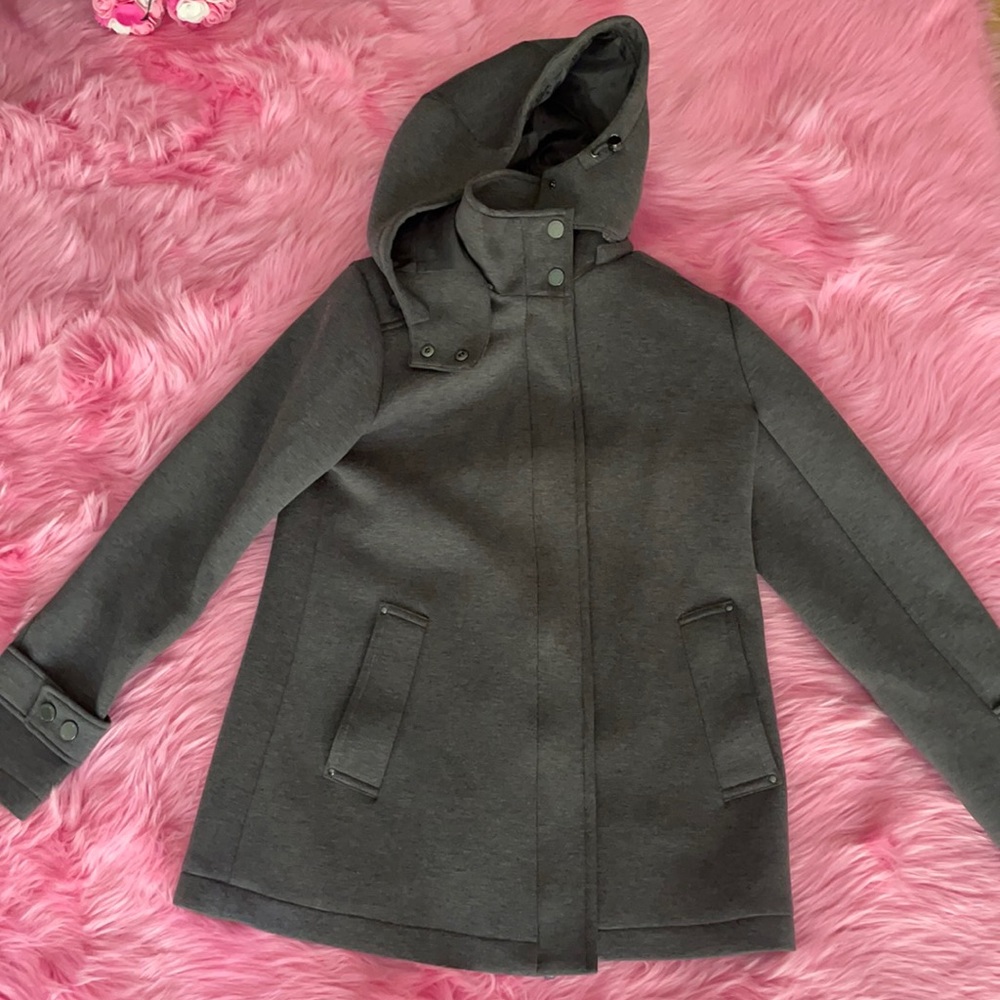 grey coat